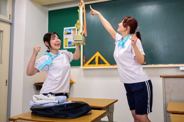 AVレビュー：【VR】聖レズ学院 貧乏の僕がテスト生として転校した先はまさかの女子校！？花ざかりの男子禁制ハーレムLIFE～仲良しレズ2人と体育祭後のハーレムSEX編～ 沙月恵奈 弥生みづき